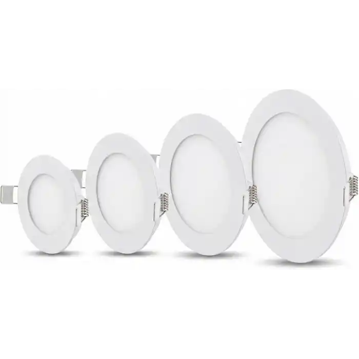 Cata CT-5145G 6 WATT 3200K GÜNIŞIĞI - Slim Sıva Altı LED Panel Armatür - İnce Kasa Yuvarlak Tavan Spot Lambası, Trafolu - 2 ADET