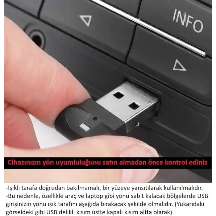 SPELT Sensörlü Renk Değiştirebilen Renkli USB Lamba USB-A Aydınlatma Dekoratif Mini LED Işık RGB
