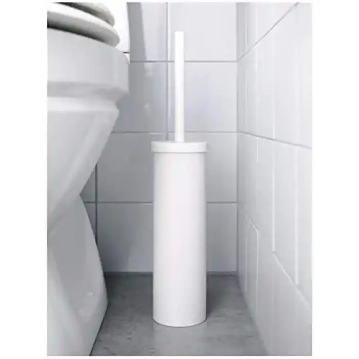 IKEA ENUDDEN Tuvalet Fırçası, Beyaz (Uzunluk: 48 cm (19) Çap: 9,7 cm (3 ¾))