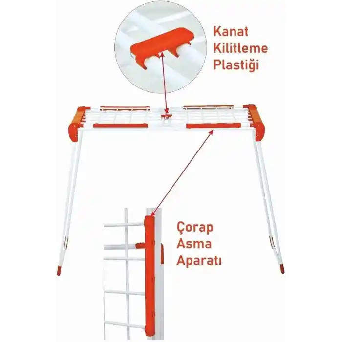 Harbinger MM900 BESTA Çamaşır Kurutma Askısı *Ekstra Uzun, *Ekstra Geniş