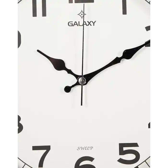Galaxy D-200-G Klasik Kadran Gri Renk Sessiz Akar 30 cm Duvar Saati