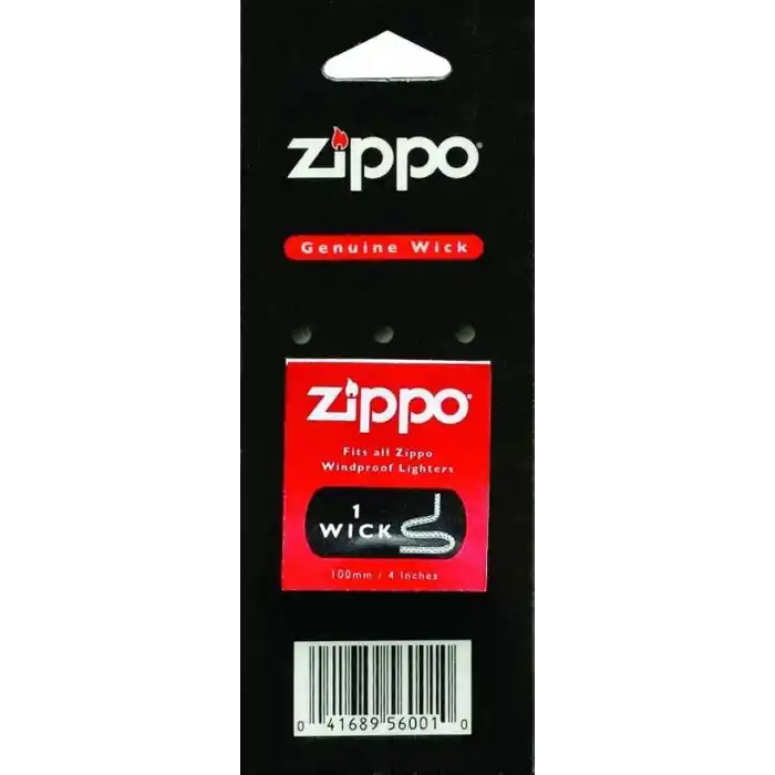 Zippo parçası fitil, pirinç, Siyah, One Size