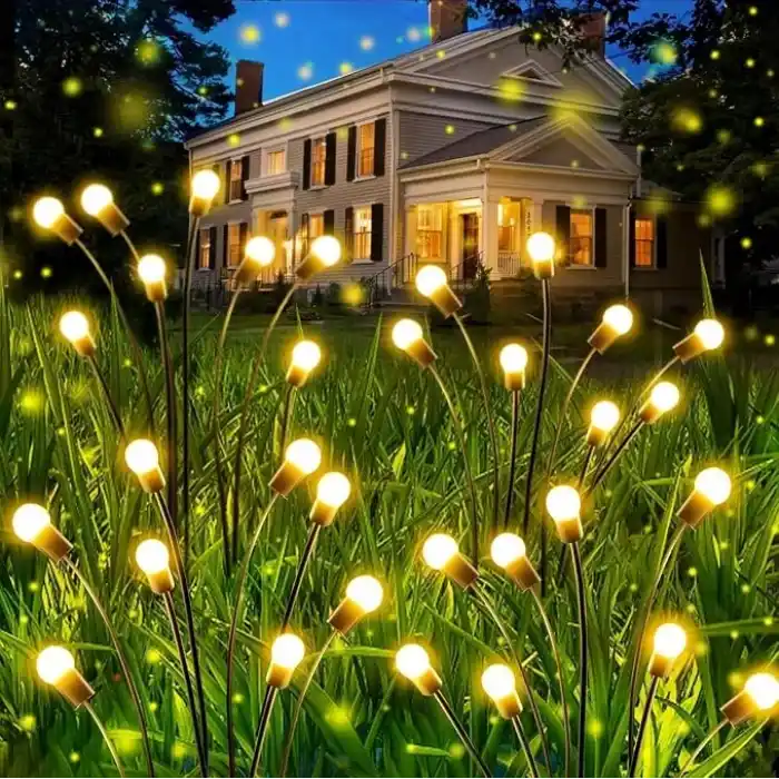 Robeve 2li Paket 6lı Ateş Böceği Bahçe Aydınlatması Solar Güneş Enerjisi Bahçe Aydınlatması Güneş Enerjili Aydınlatma Gün Işığı Aydınlatma Led Işık Su Geçirmez Işık