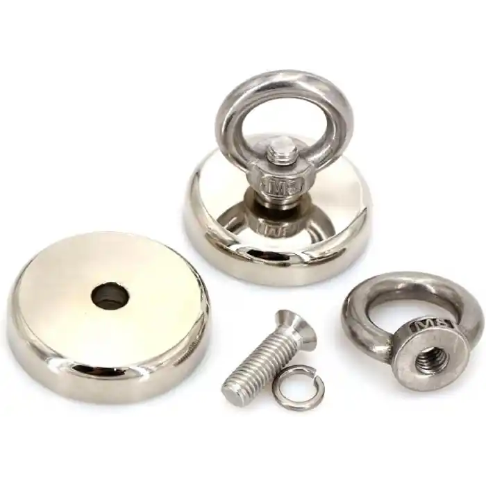 Valkyrie D20 10kg 20mm Askılı Güçlü Neodyum Mıknatıs Banyo Tuvalet Mutfak Askı Raf