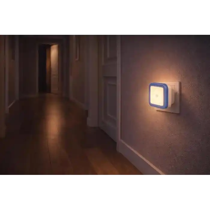 Fotoselli LED Gece Lambası Priz Tipi Sensörlü Otomatik Aç/Kapanan Gece Işığı Koridor, Yatak Odası ve Çocuk Odası İçin