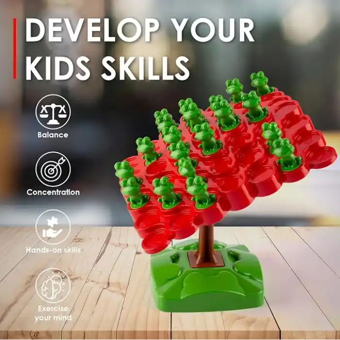 thinkmaster Kurbağa Denge Oyunu Kurbağa Denge Ağacı Oyunu Kutu Oyunu Eğitici Oyuncak