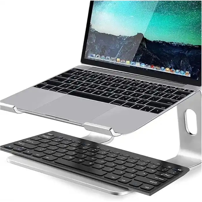 Hobimtek M5 Alüminyum Ergonomik Katlanır Macbook Bilgisayar Standı Bilgisayar Yükseltici 10 –17 inç