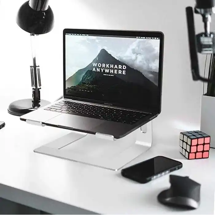 Hobimtek M5 Alüminyum Ergonomik Katlanır Macbook Bilgisayar Standı Bilgisayar Yükseltici 10 –17 inç