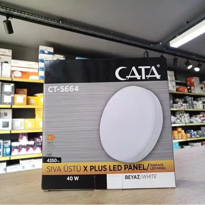Cata CT-5664B 40W Sıva Üstü X Plus LED Panel - Beyaz