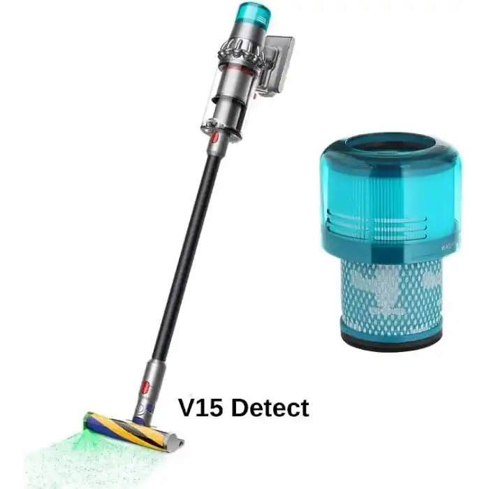 Dyson V15 Detect Dikey Şarjlı Süpürge ile Uyumlu Hepa Filtre