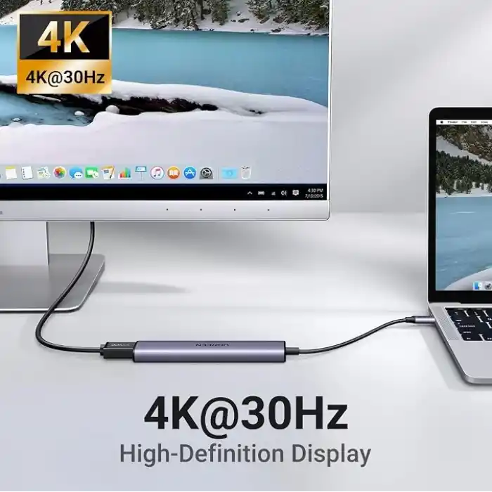 UGREEN USB C Hub, PD 100W, 4K HDMI, MacBook Pro/Air, iPad Pro/Air, Surface Pro/Go, Galaxy Tab, Galaxy S23/S22 vb. ile uyumlu USB A 3.0.