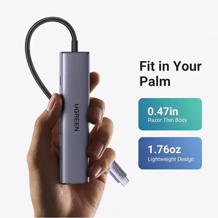 UGREEN USB C Hub, PD 100W, 4K HDMI, MacBook Pro/Air, iPad Pro/Air, Surface Pro/Go, Galaxy Tab, Galaxy S23/S22 vb. ile uyumlu USB A 3.0.