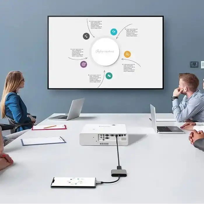 Coverzone Type-c 3in1 Hdmi 4K Usb 3.0 Görüntü Veri Aktarımı Sağlar Usb Adaptör Notebook ve Macbook ile Uyumlu TC-23