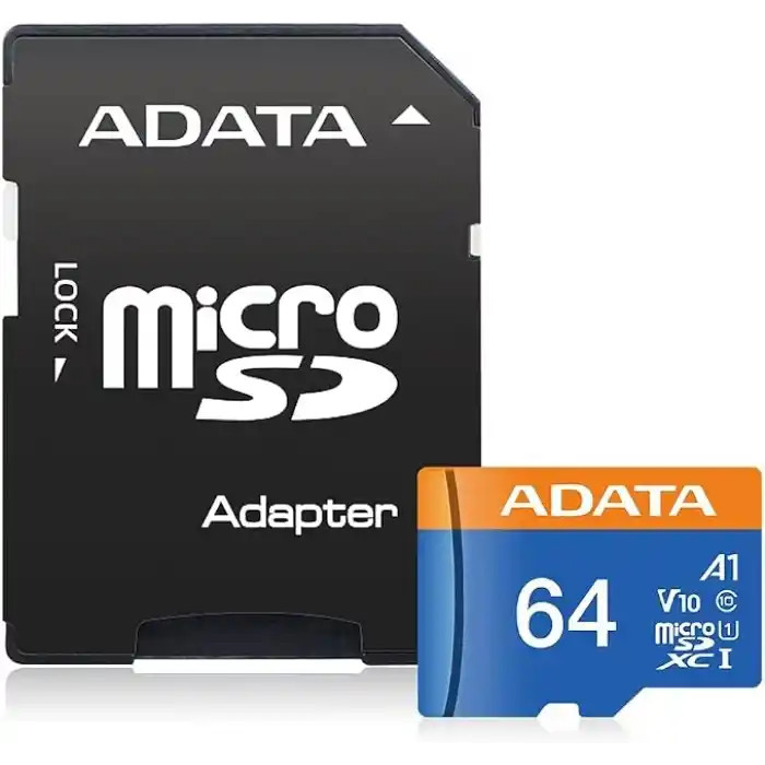 ADATA SD MicroSD Card 64GB SDXC (UHS-I Class 10) Ada Perakende