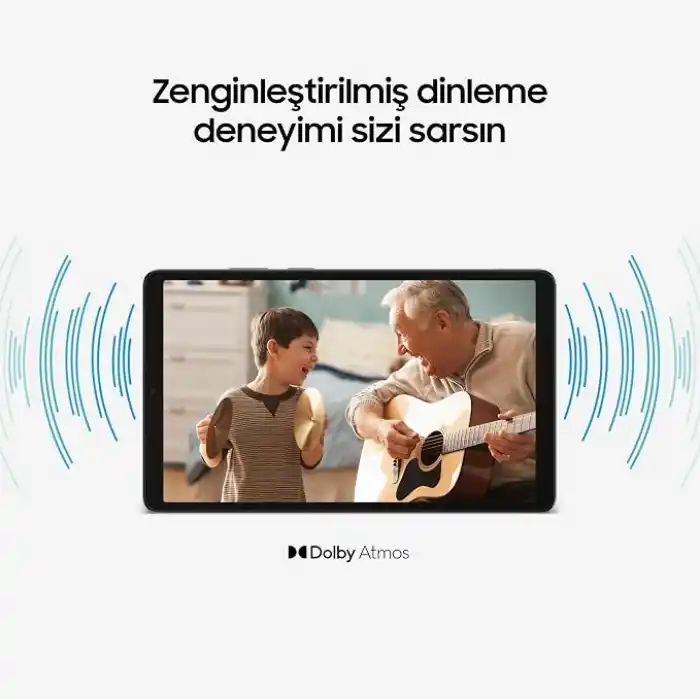 Samsung Galaxy Tab A11, Android Tablet, Gri, WiFi Destekli, 8GB RAM, 128GB Depolama Alanı, 8.7 İnç (Samsung Türkiye Garantili)