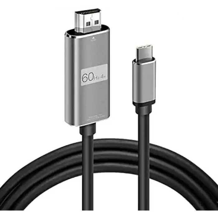 Daytona HC-01 Type-C to 4K Ultra Full HD HDMI USB-C Tak Çalıştır Macbookile ipadile telefon ile uyumlu Görüntü Aktarım Kablosu-1.8m