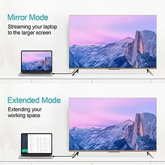 Daytona HC-01 Type-C to 4K Ultra Full HD HDMI USB-C Tak Çalıştır Macbookile ipadile telefon ile uyumlu Görüntü Aktarım Kablosu-1.8m