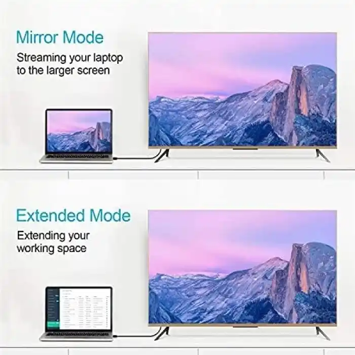 Daytona HC-01 Type-C to 4K Ultra Full HD HDMI USB-C Tak Çalıştır Macbookile ipadile telefon ile uyumlu Görüntü Aktarım Kablosu-1.8m