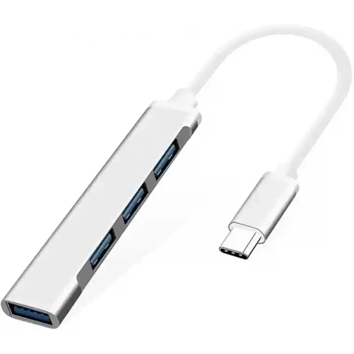 Coverzone Type-c To USB Hub 4 Port Çoklayıcı Macbook İle Uyumlu Çoğaltıcı Adaptör