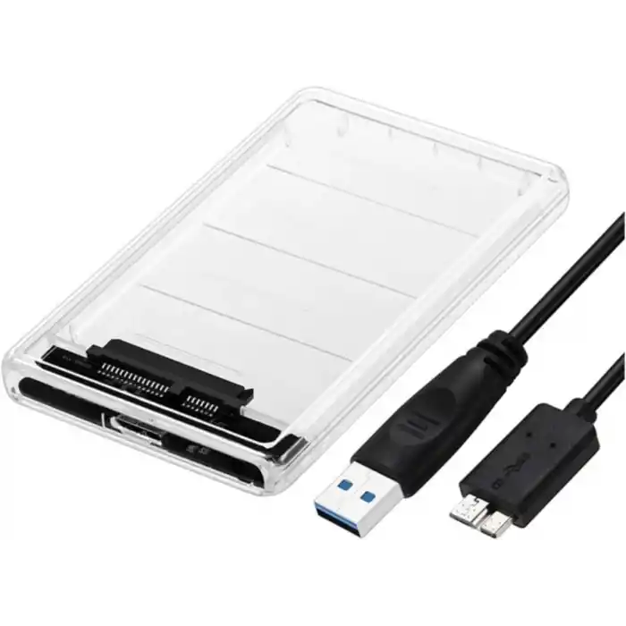 Alfais 4266 2.5 Usb 3.0 Harici Ssd Harddisk Şeffaf SataTaşınabilir Hdd Kutusu