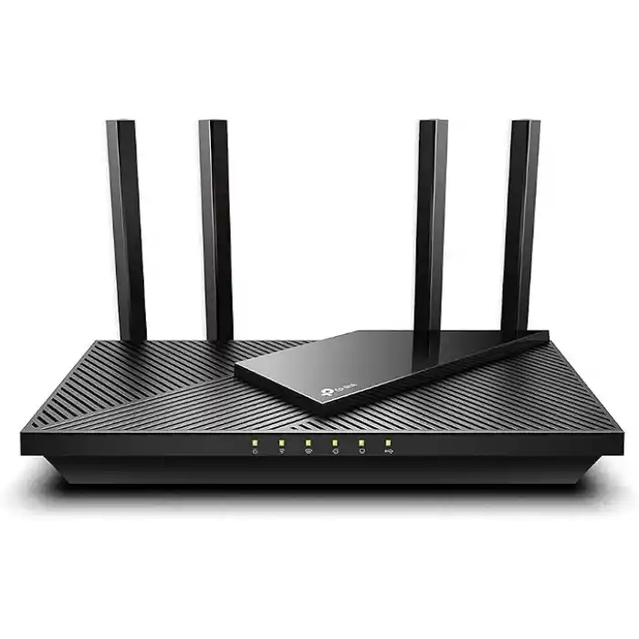 TP-Link Archer AX55, AX3000 Mbps Dual Band Wi-Fi 6 Router, Fiber Destekli, 4× Gigabit LAN Ports, WPA3, 1× USB 3.0 Port, Oyun için İdeal Xbox/PS4/8K Steam