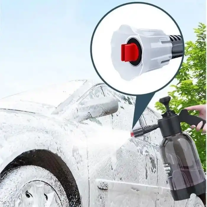 Polham 2 Litre Yüksek Basınçlı Araç Yıkama Köpük Püskürtücü El Pompası Otomobil Bahçe Temizleme Pompası