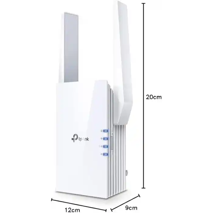 TP-Link RE705X, AX3000 Mbps Wi-Fi 6 Menzil Genişletici, Geniş Bant Güçlendirici, 1 Gigabit Bağlantı Noktalı Hotspot, 160 MHz Kanallar, Dahili Access Point Modu