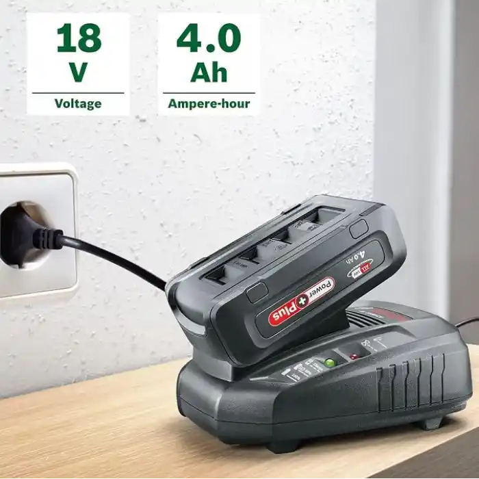 Bosch Home and Garden Akü PBA 18 V 4,0 Ah - PowerPlus (1 akü 18 V 4,0 Ah, 18 V sistem, bir kutuda teslimat)