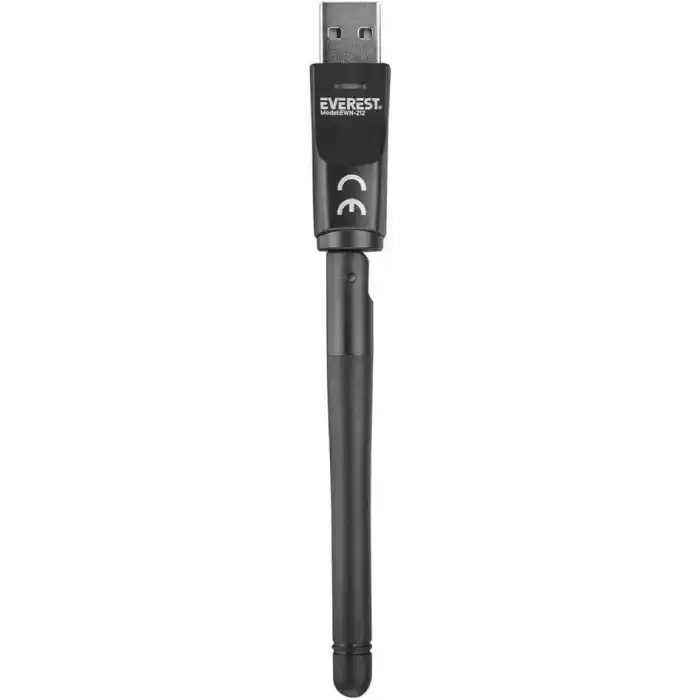 Everest EWN-212 150Mbps 2.4GHz 2dBi MT7601 Chipset Wifi Usb Kablosuz Adaptör