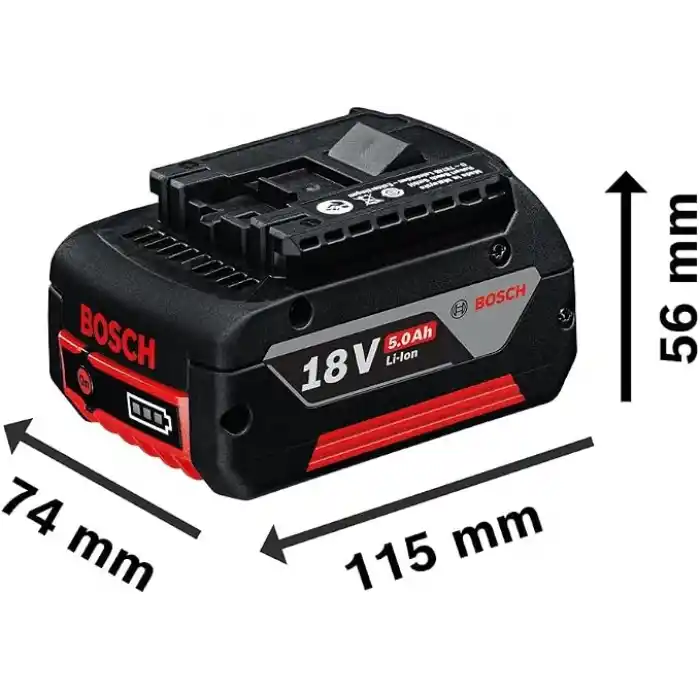 Bosch Professional GBA 18 Volt 5,0 Ah Li-Ion Akü