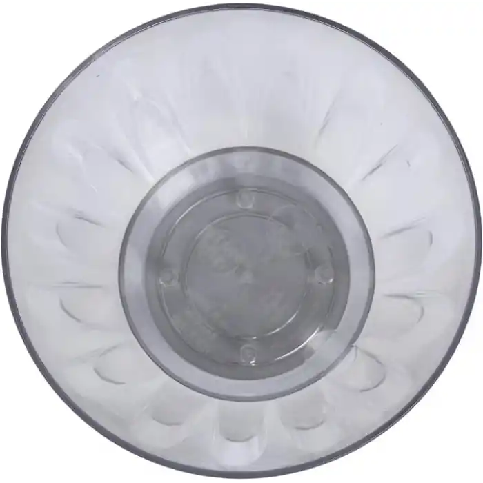 2 adet Plastik Orkide Saksısı Seti 1,5 lt Gizli Tabaklı Şeffaf Saksı 145 x 135 mm