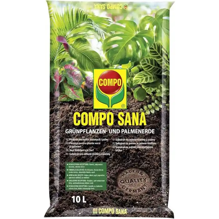 COMPO Sana 1431 Yeşil Bitkiler için Toprak, 10lt