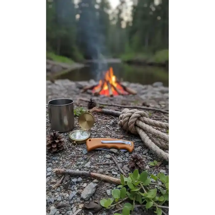 Kamp Çakısı: Sarı Plastik Saplı - Yüksek Performanslı, Ergonomik ve Çok Yönlü Outdoor Macera Dostu