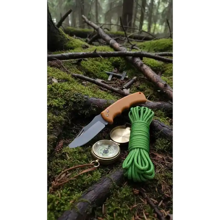 Kamp Çakısı: Sarı Plastik Saplı - Yüksek Performanslı, Ergonomik ve Çok Yönlü Outdoor Macera Dostu