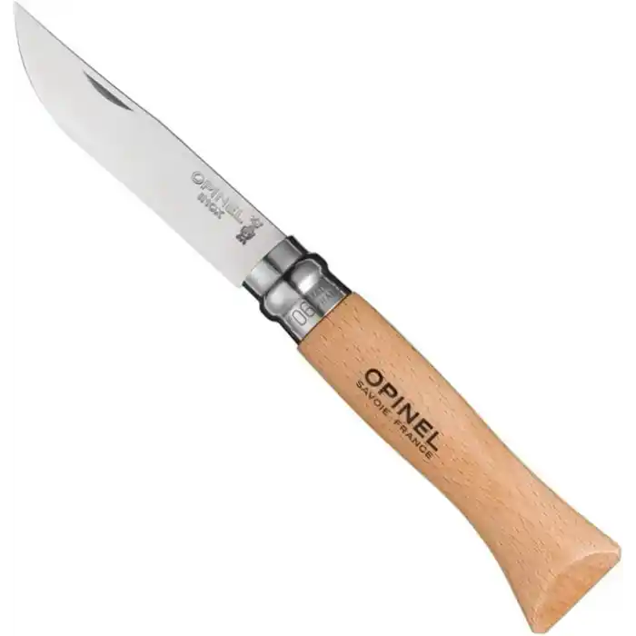 Opinel Inox No:6 Kayın Saplı Paslanmaz Çelik Çakı