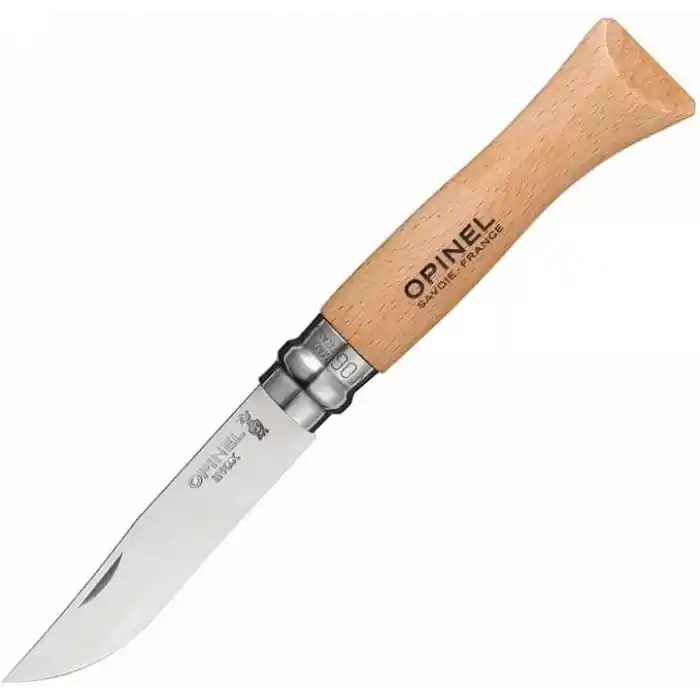 Opinel Inox No:6 Kayın Saplı Paslanmaz Çelik Çakı