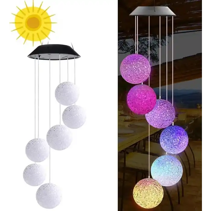 Greentech Güneş Enerjili Renk Geçişli Kristal Top Aydınlatma/GT-SL10