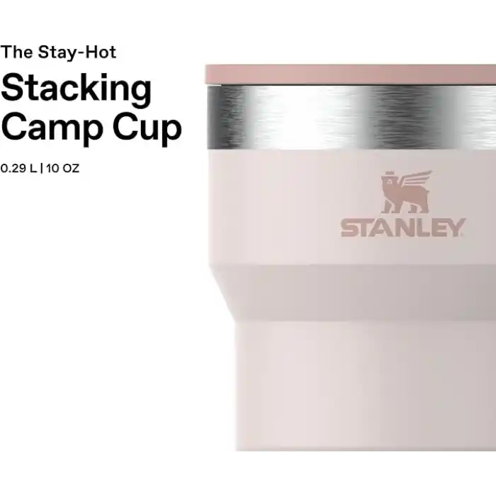 STANLEY Stay-Hot Termos Bardak 0.29 Litre - Pembe Kuvars (Rose Quartz) | Paslanmaz Çelik