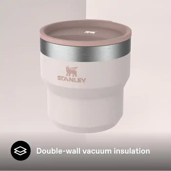 STANLEY Stay-Hot Termos Bardak 0.29 Litre - Pembe Kuvars (Rose Quartz) | Paslanmaz Çelik
