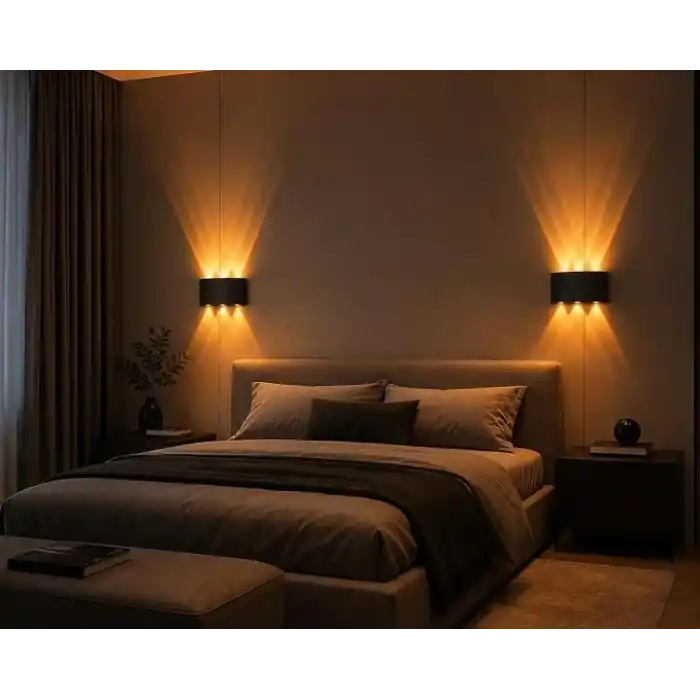 Dış Mekan LED Aplik 10 Watt AMBER Cata Haiti 3lü Aplik CT-8011A