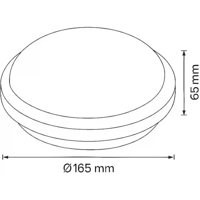 Artos 15W LED Beyaz Tavan Duvar Lambası IP65 Su Geçirmez | Beyaz Işık 6500K | 1500 Lümen | 220V | Banyo Bahçe Balkon İçin Dış Mekan Aydınlatma | 120W Ampul Eşdeğeri