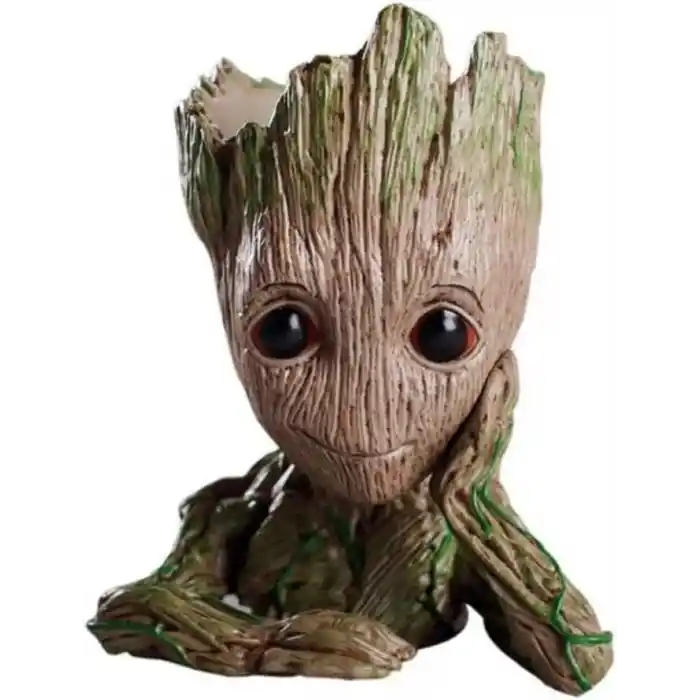 Galaksinin Koruyucuları Baby Groot Figür Düşünen Saksı Kalemlik PLA Büyük 15 Cm