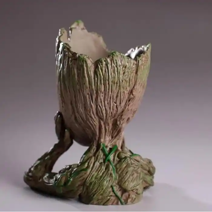 Galaksinin Koruyucuları Baby Groot Figür Düşünen Saksı Kalemlik PLA Büyük 15 Cm
