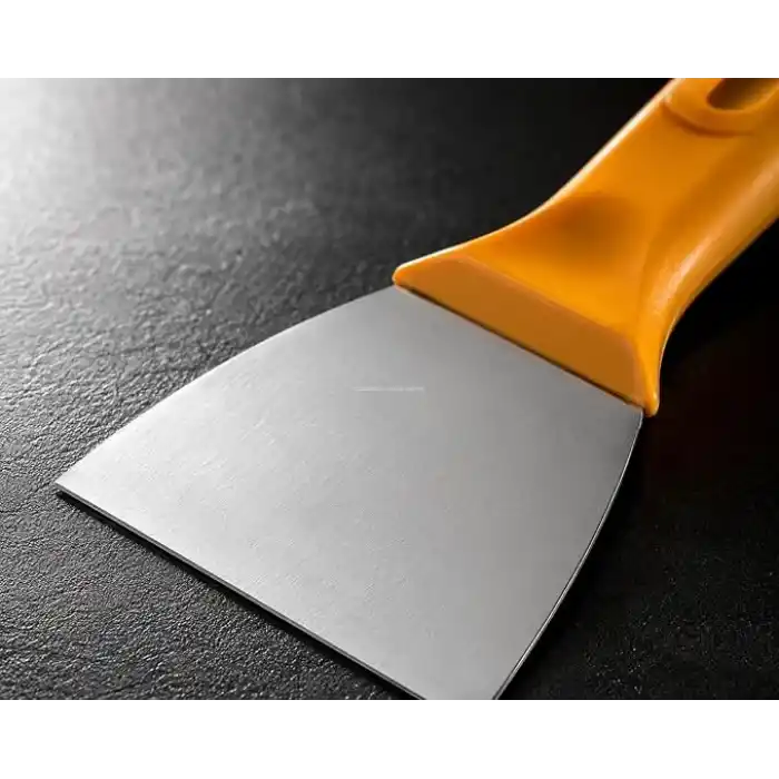 Eltos Saptak Spatula, Çelik Uçlu Spatula, Ergonomik Plastik Saplı, Dayanıklı Güçlü Yapı, Alçı, Boya, Macun Uygulama Malası, İnşaat, Hırdavat, Profesyonel El Aleti (100 mm)