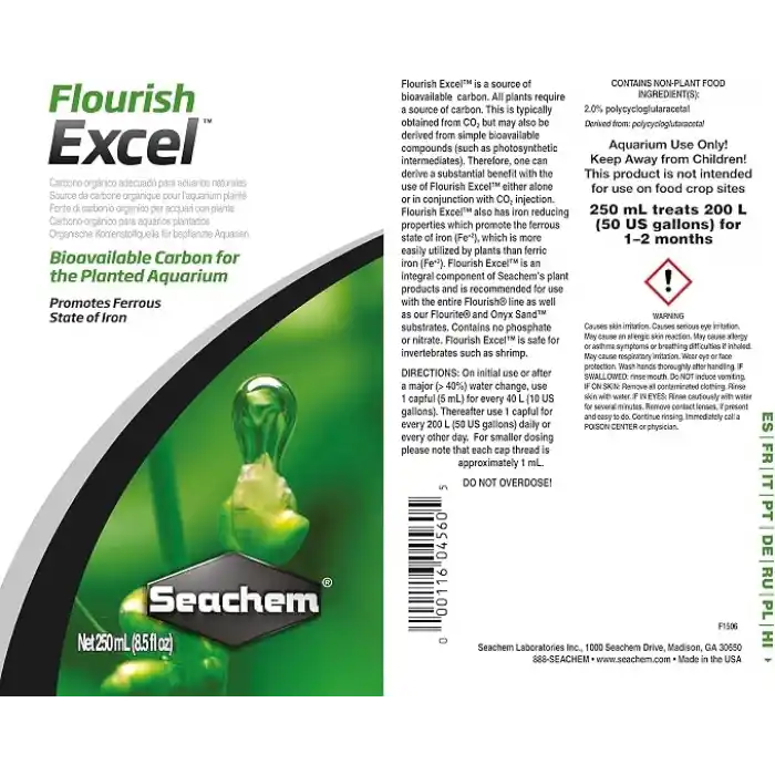 Seachem Flourish Excel 250 ML