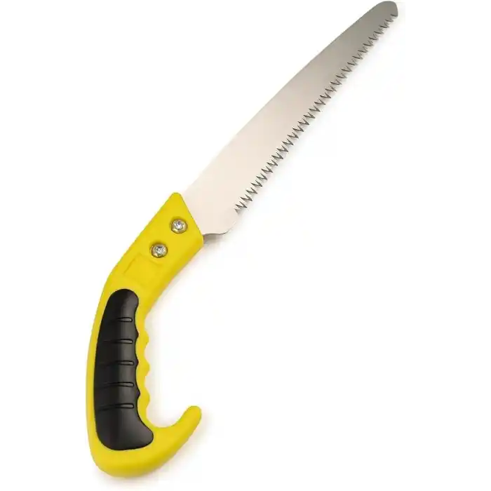 Busstier Budama Testeresi, 30 cm Paslanmaz Çelik Dişli Bıçak, 17 cm Ergonomik Saplı, Ağaç Dalları ve Bahçe Budama İşleri İçin El Testeresi, Hafif ve Dayanıklı Yapı