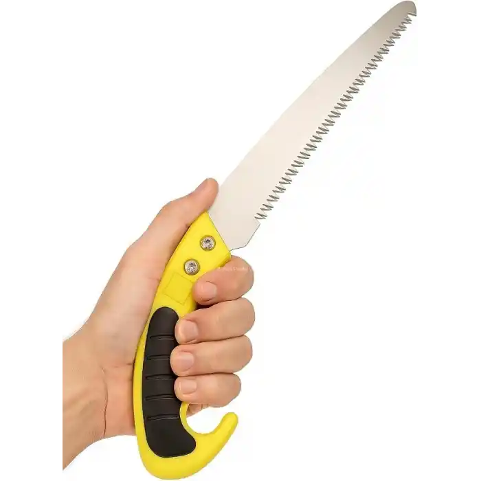 Busstier Budama Testeresi, 30 cm Paslanmaz Çelik Dişli Bıçak, 17 cm Ergonomik Saplı, Ağaç Dalları ve Bahçe Budama İşleri İçin El Testeresi, Hafif ve Dayanıklı Yapı