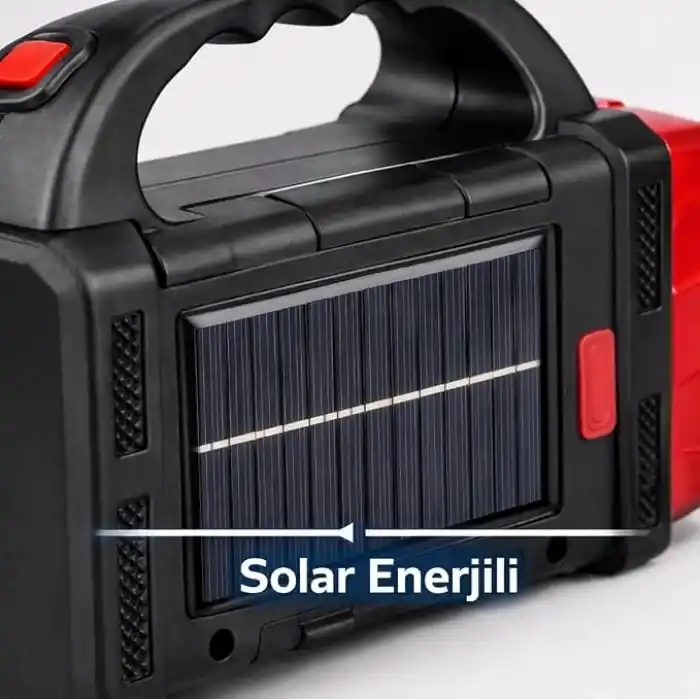 Solar LED Kamp Feneri,, 8 LED Ultra Parlak Taşınabilir Kamp Lambası,, Kamp, Balıkçılık, Acil Durum ve Outdoor Kullanım İçin, Kırmızı,Gold karışık (Asorti) renk
