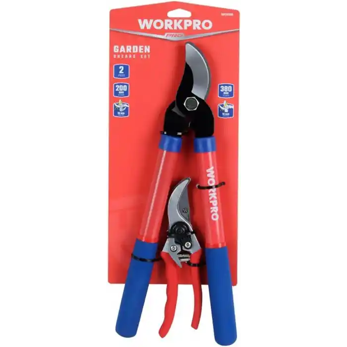 WORKPRO WP204500 2’li Profesyonel Bağ Bahçe Dal Budama Makası Seti