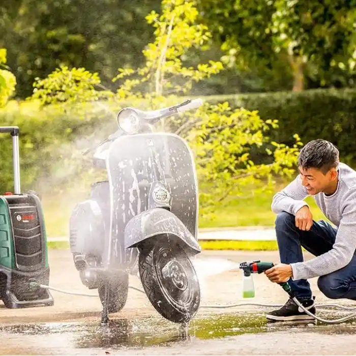Bosch Professional Accessories yüksek basınçlı temizleyici için aksesuar (Bosch Fontus başlığı, püskürtme temizleme maddesi başlığı, şişe kapasitesi: 350 ml, kartonda)